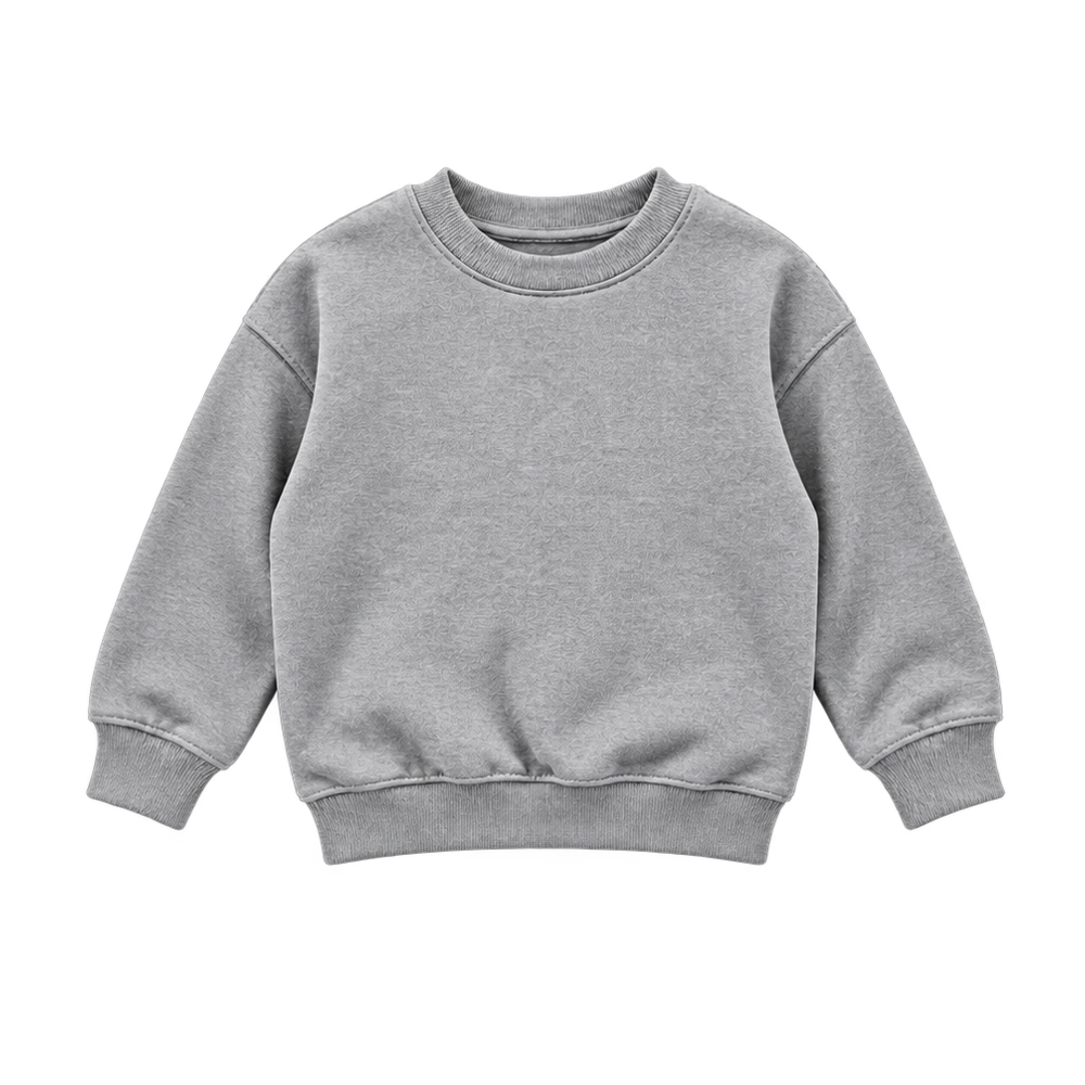 Bluza dziecięca klasyczna - Szary melanż (GM)
